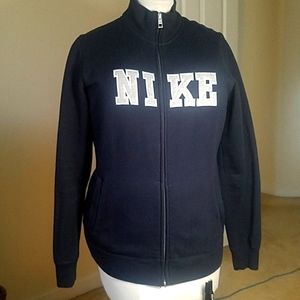 Nike sweat shirt with front zipper